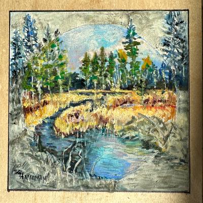 Circular serenity-available through Galler. Ausable Artisan Village , Grayling Mi.